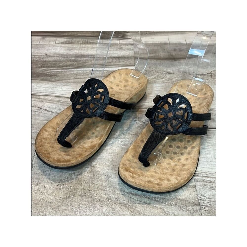 Athlefit comfort thong flip flop arch support sandal size 7.5